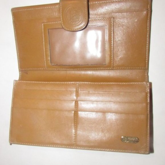 *Fendi Checkerboard Print In Browns XL Vintage - Picture 4 of 8